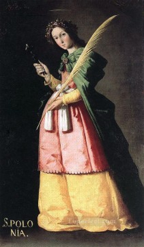 フランシスコ・デ・スルバラン Painting - 聖アポロニア バロック フランシスコ スルバロン